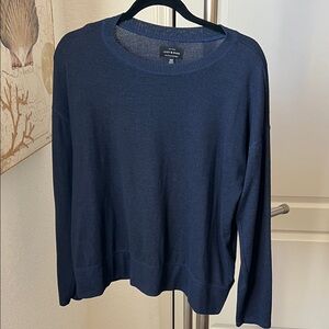 Lucky Brand Deep Blue Knit Top